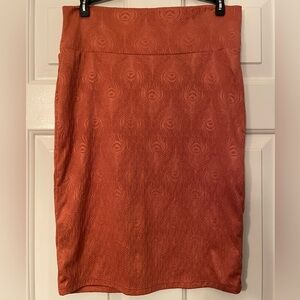LuLaRoe Elegant Rust Skirt